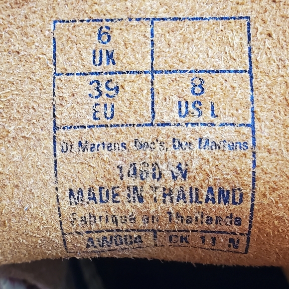 Rare Dr. Martens 1460 W Boots Sun Yellow Little Flowers Floral 8 - Picture 9 of 10